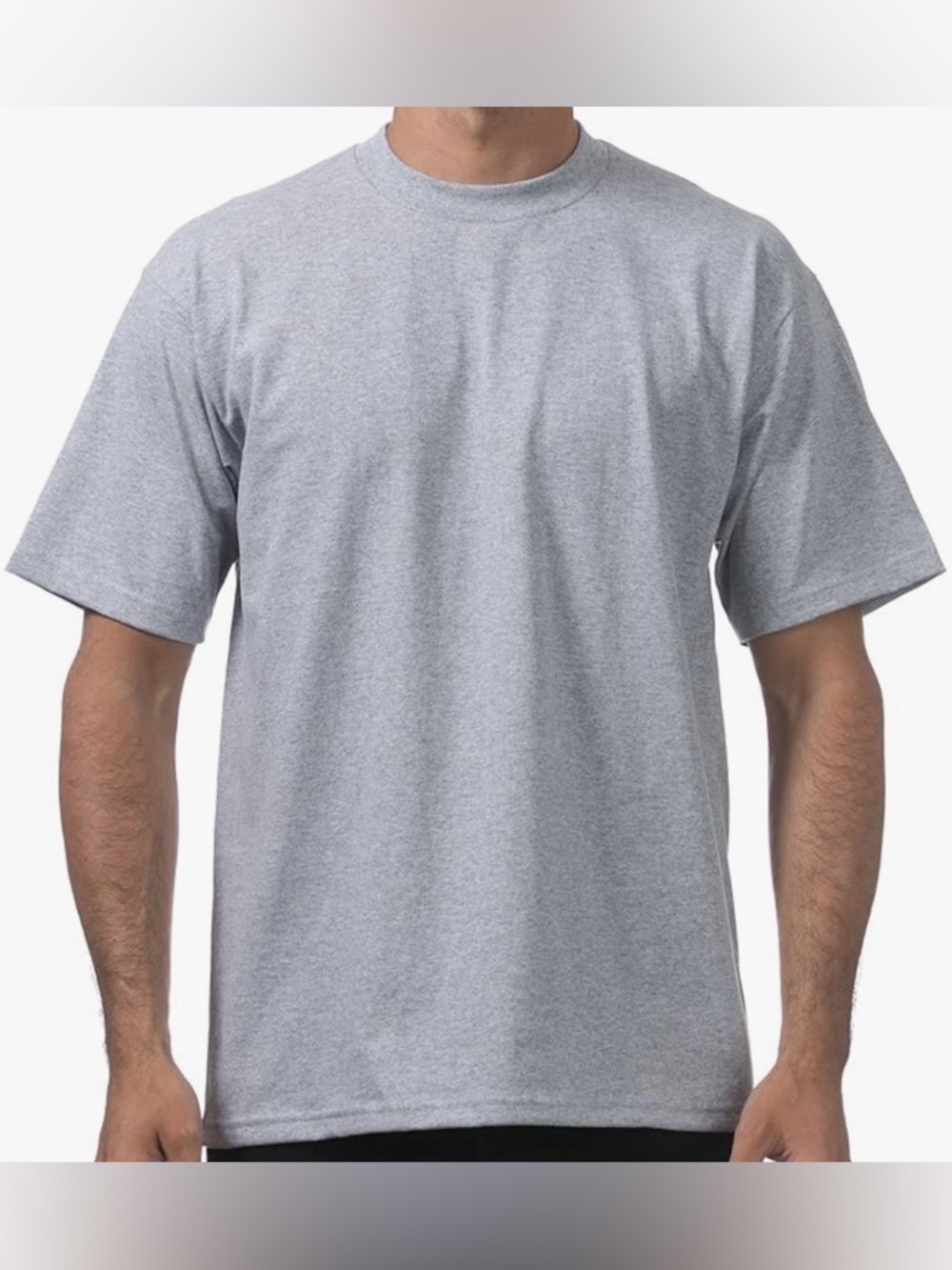 Men’s Pro Club Heavyweight Short‑Sleeve T‑Shirt ~ Gray Size M NWOT